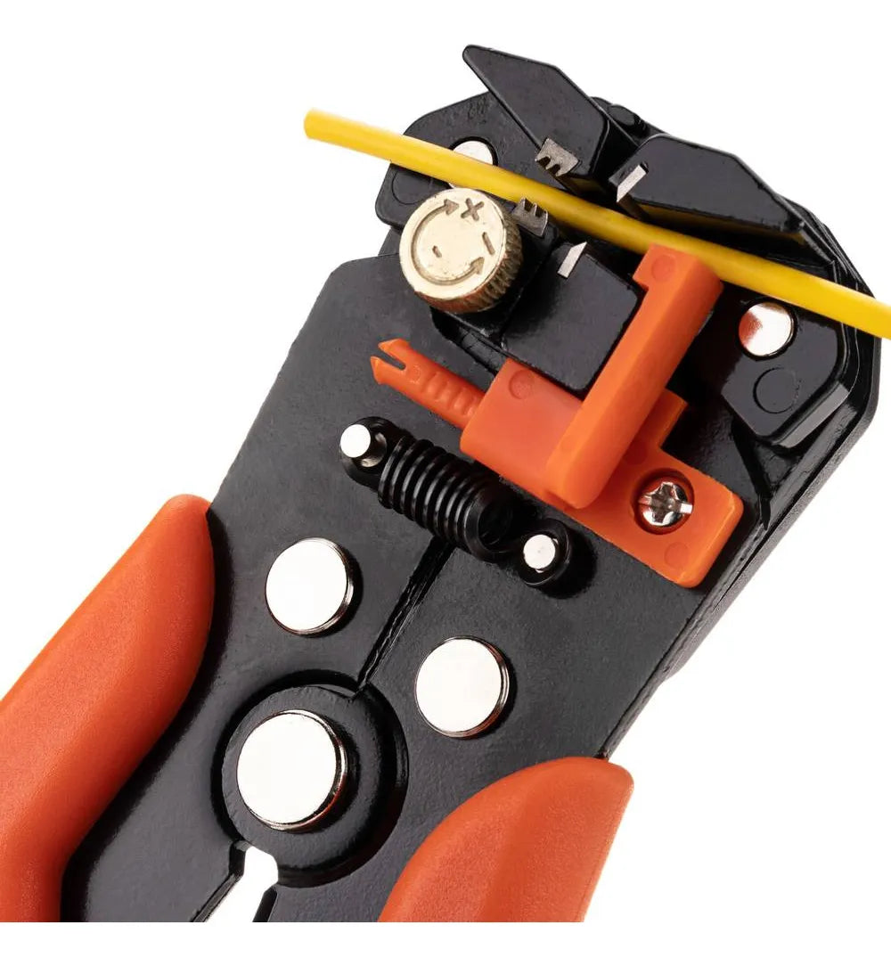 PINZA PELACABLE AUTOMATICA DE PRECISION FRONTAL CON CRIMPEADORA